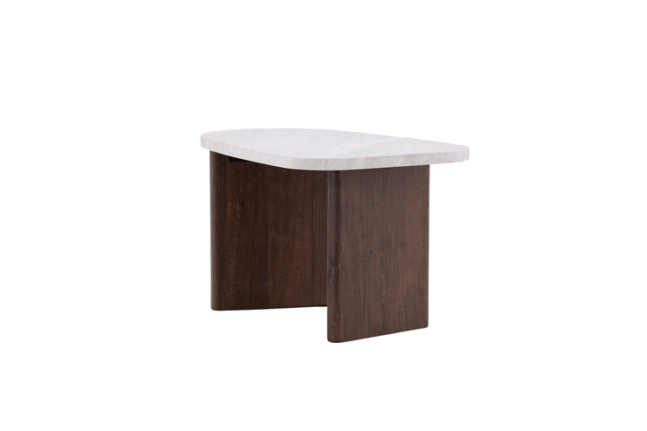 Venture Home Grönvik Side Table 70x45 cm - Mocca / Concretelook /