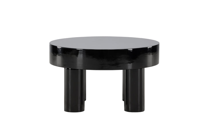 Venture Home Varberg Sofa Table φ60 cm - Glossy Black /