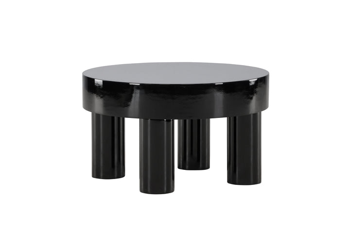 Venture Home Varberg Sofa Table φ60 cm - Glossy Black /