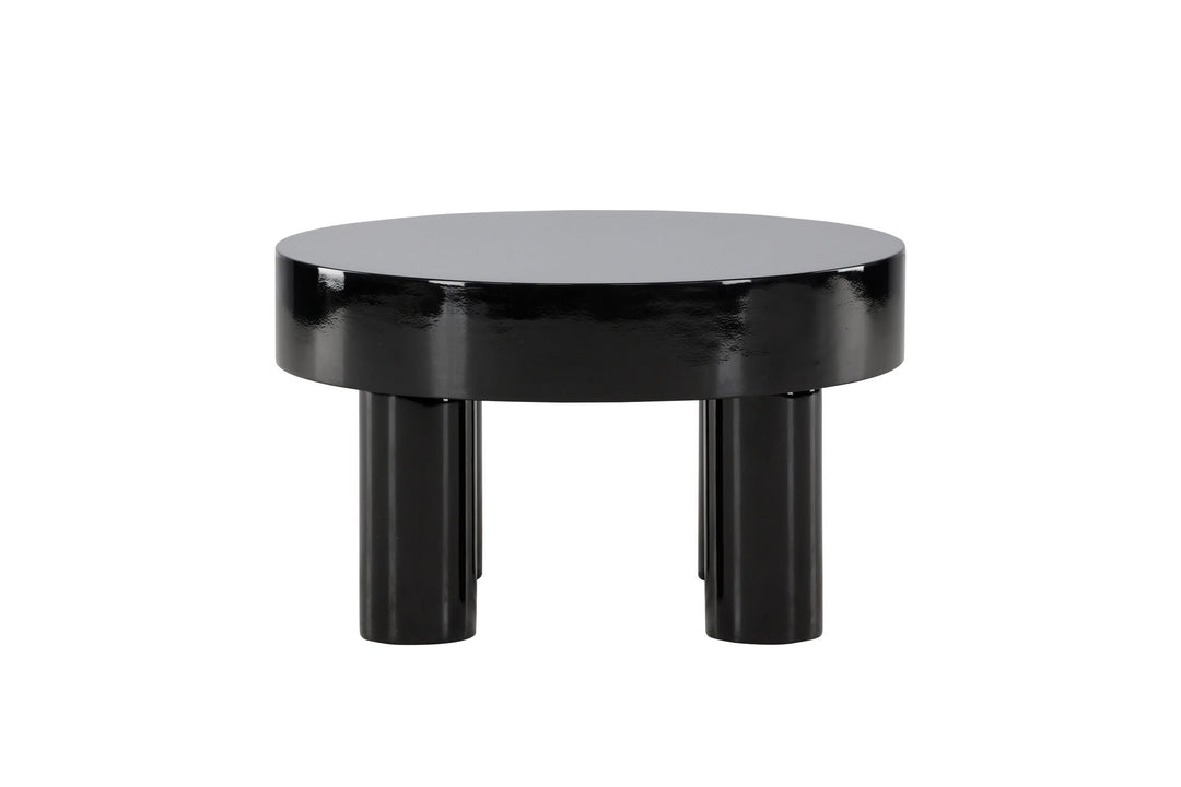 Venture Home Varberg Sofa Table φ60 cm - Glossy Black /