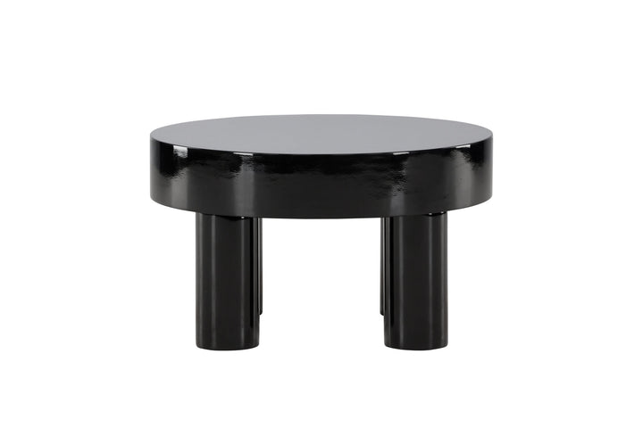 Venture Home Varberg Sofa Table φ60 cm - Glossy Black /