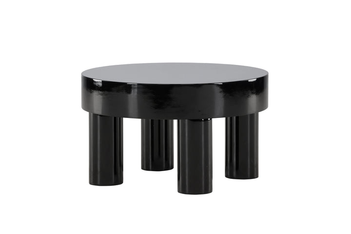 Venture Home Varberg Sofa Table φ60 cm - Glossy Black /