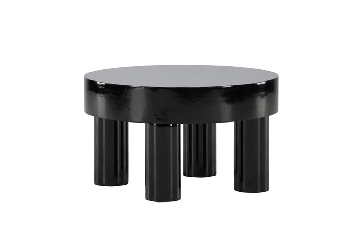 Venture Home Varberg Sofa Table φ60 cm - Glossy Black /