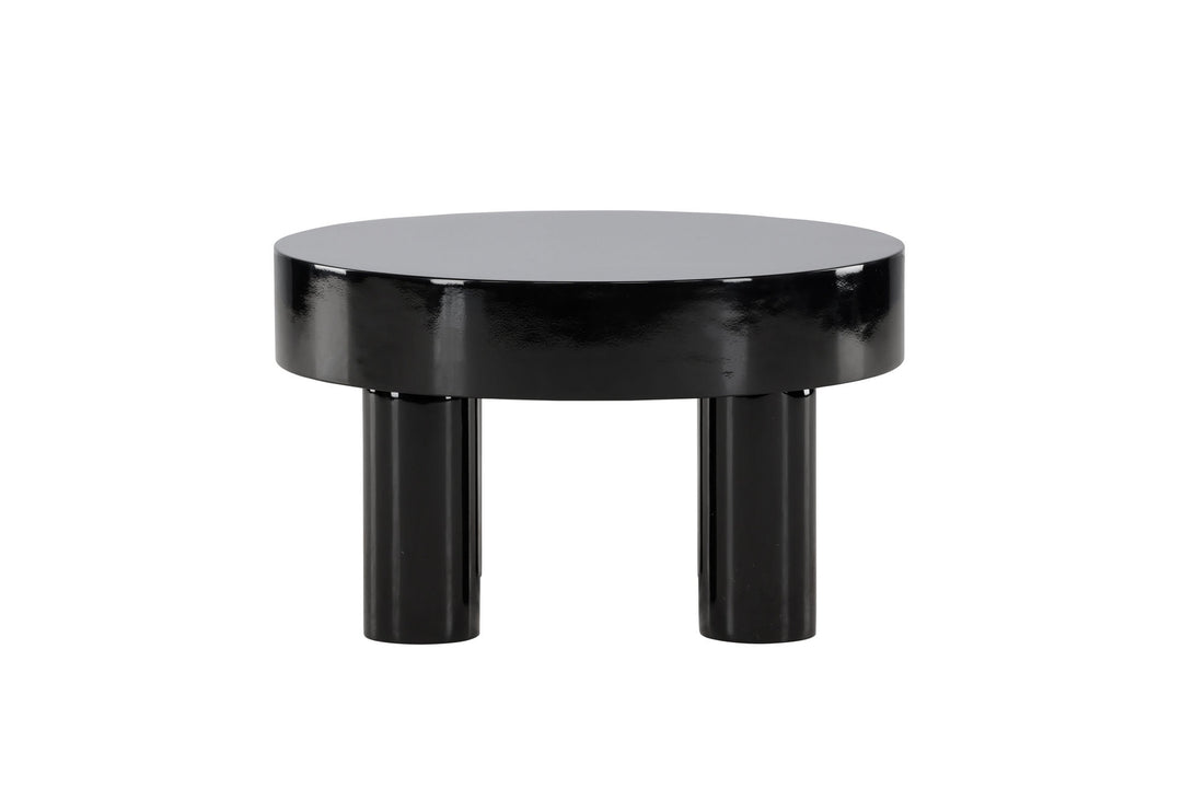 Venture Home Varberg Sofa Table φ60 cm - Glossy Black /