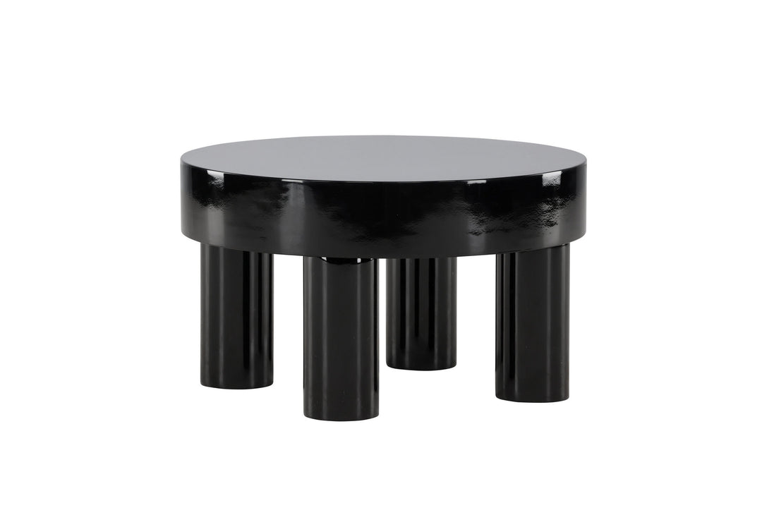 Venture Home Varberg Sofa Table φ60 cm - Glossy Black /