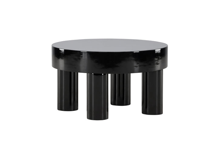 Venture Home Varberg Sofa Table φ60 cm - Glossy Black /
