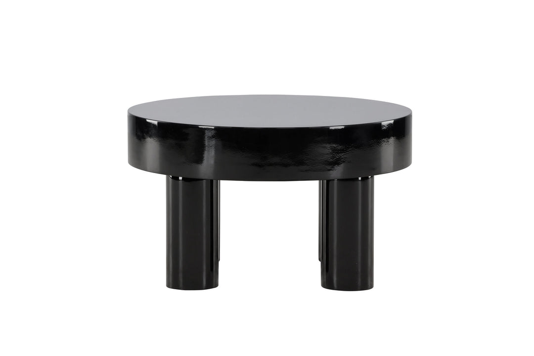 Venture Home Varberg Sofa Table φ60 cm - Glossy Black /