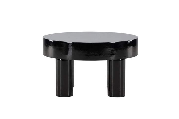 Venture Home Varberg Sofa Table φ60 cm - Glossy Black /