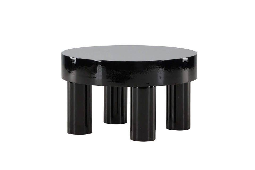 Venture Home Varberg Sofa Table φ60 cm - Glossy Black /