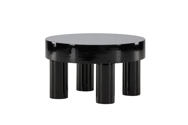 Venture Home Varberg Sofa Table φ60 cm - Glossy Black /