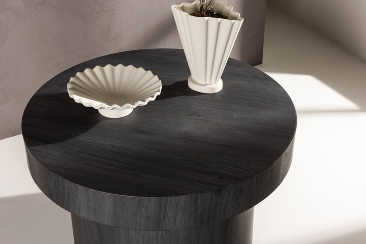 Venture Home Malung Sofa Table φ80 cm - Black /