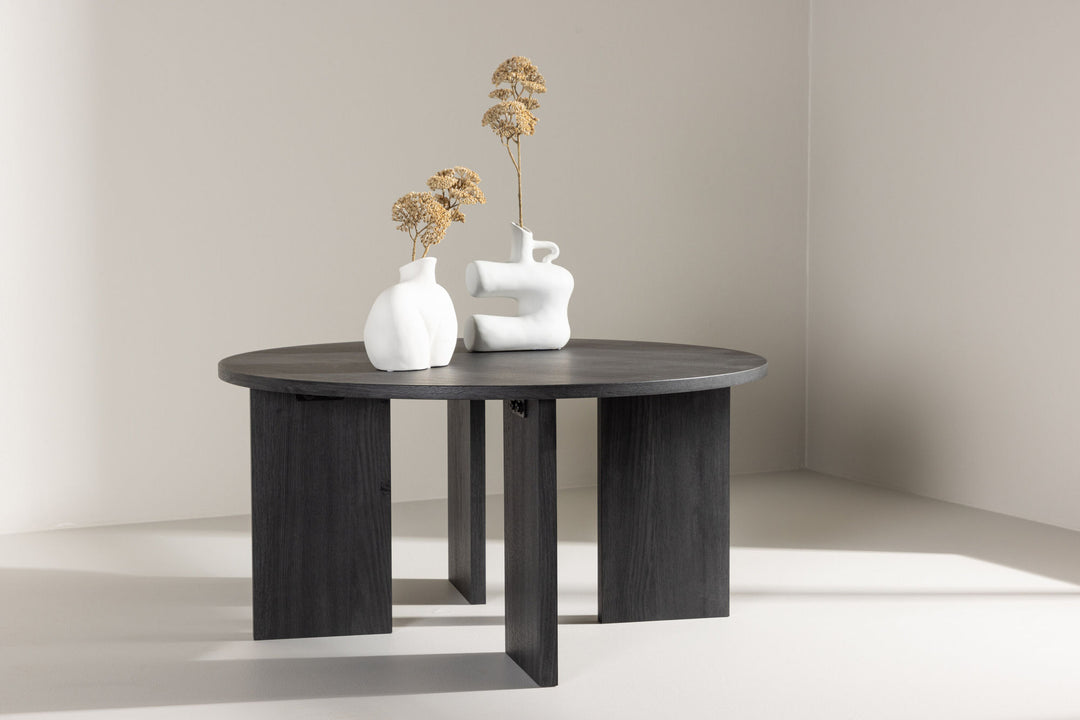 Vind Askerön Sofa Table ⌀80 - Black FSC 100%