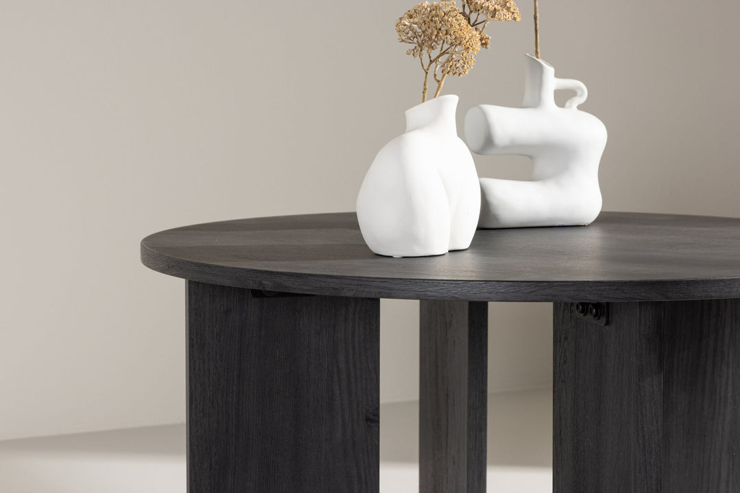 Vind Askerön Sofa Table ⌀80 - Black FSC 100%
