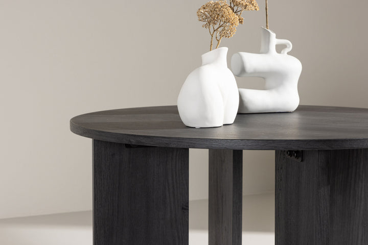 Vind Askerön Sofa Table ⌀80 - Black FSC 100%
