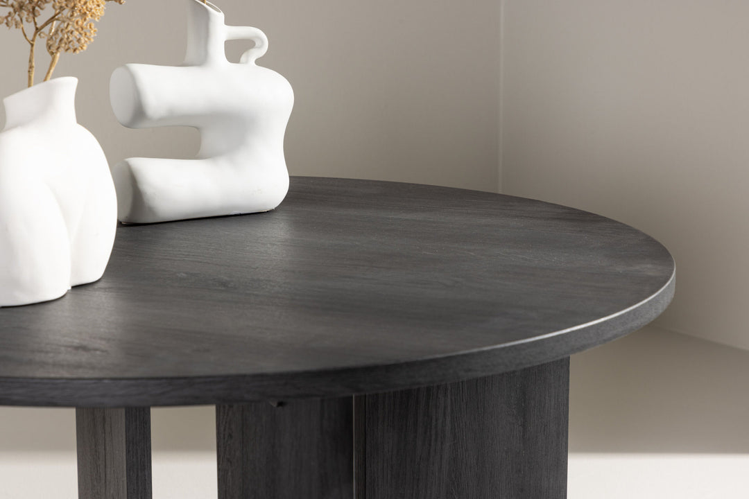 Vind Askerön Sofa Table ⌀80 - Black FSC 100%