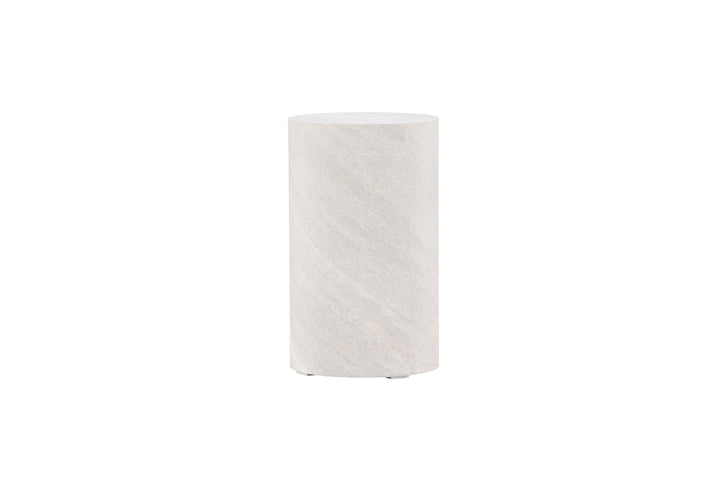 Venture Home York Round Side Table ⌀30 - Concrete Look /