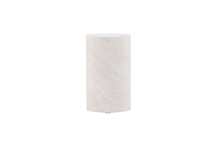Venture Home York Round Side Table ⌀30 - Concrete Look /
