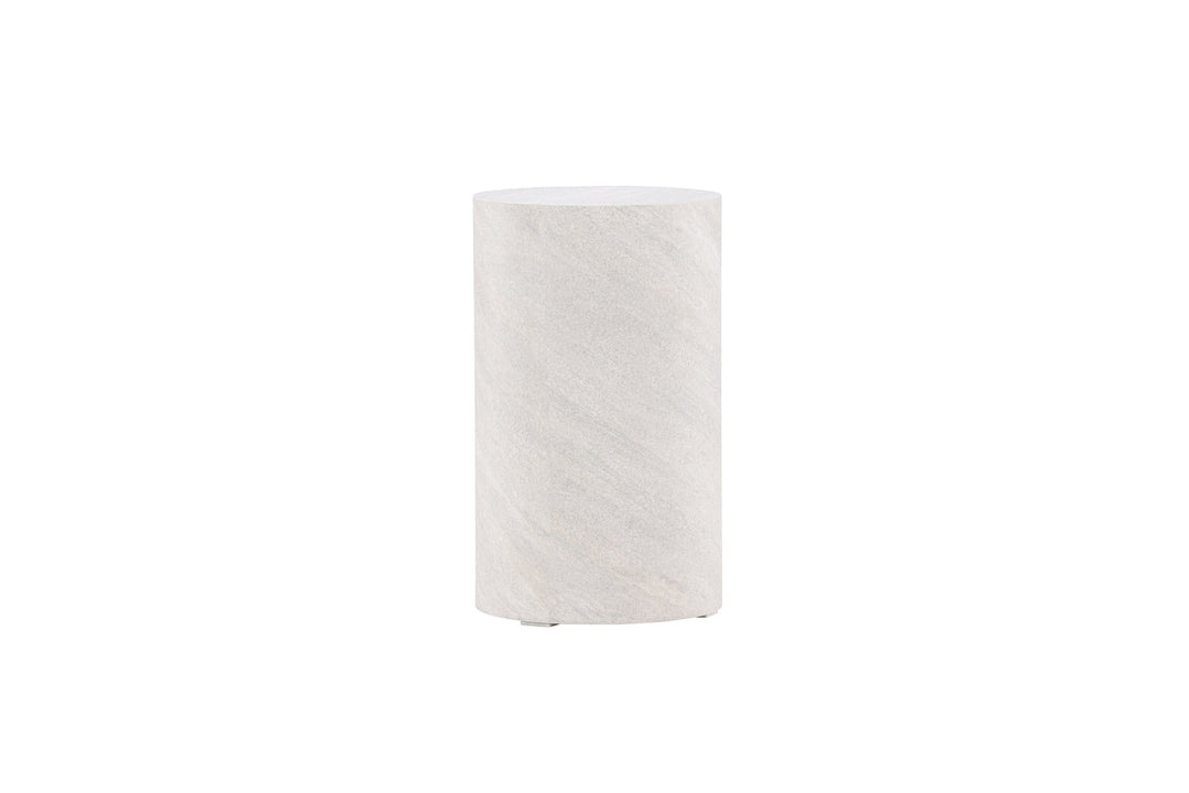Venture Home York Round Side Table ⌀30 - Concrete Look /