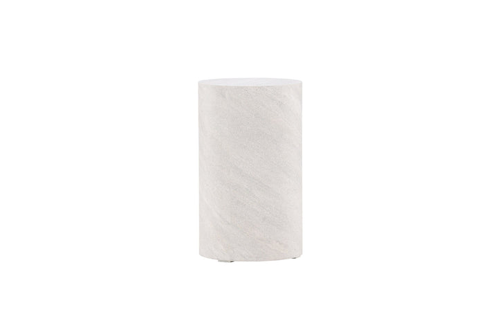 Venture Home York Round Side Table ⌀30 - Concrete Look /