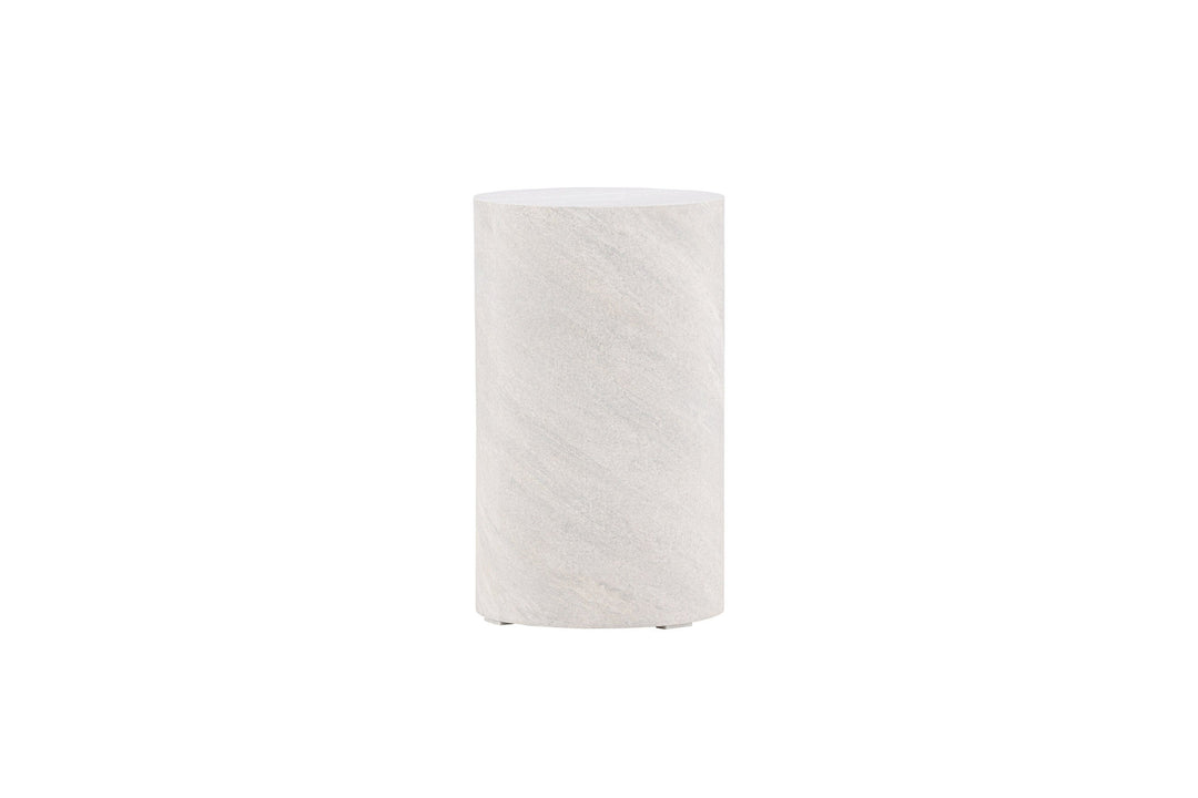 Venture Home York Round Side Table ⌀30 - Concrete Look /
