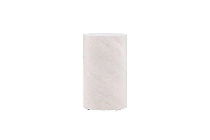 Venture Home York Round Side Table ⌀30 - Concrete Look /