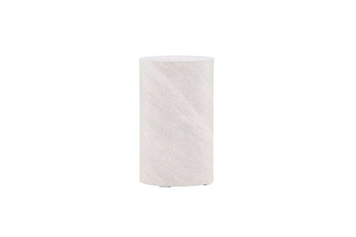 Venture Home York Round Side Table ⌀30 - Concrete Look /