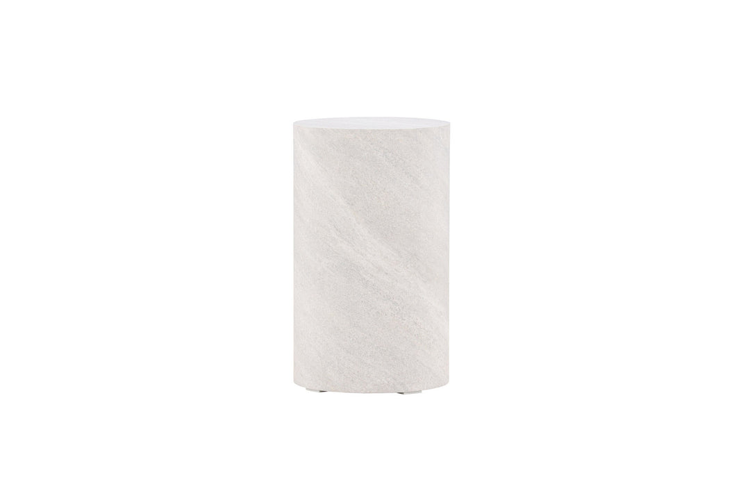 Venture Home York Round Side Table ⌀30 - Concrete Look /