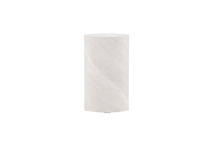 Venture Home York Round Side Table ⌀30 - Concrete Look /