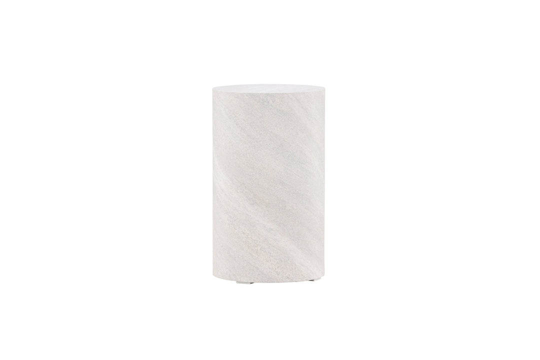 Venture Home York Round Side Table ⌀30 - Concrete Look /