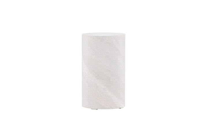 Venture Home York Round Side Table ⌀30 - Concrete Look /