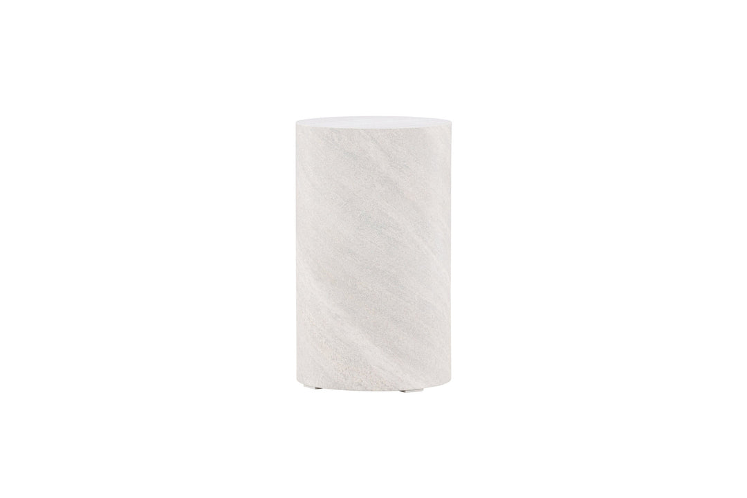Venture Home York Round Side Table ⌀30 - Concrete Look /