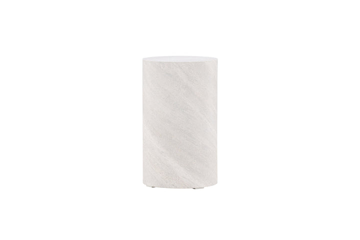 Venture Home York Round Side Table ⌀30 - Concrete Look /