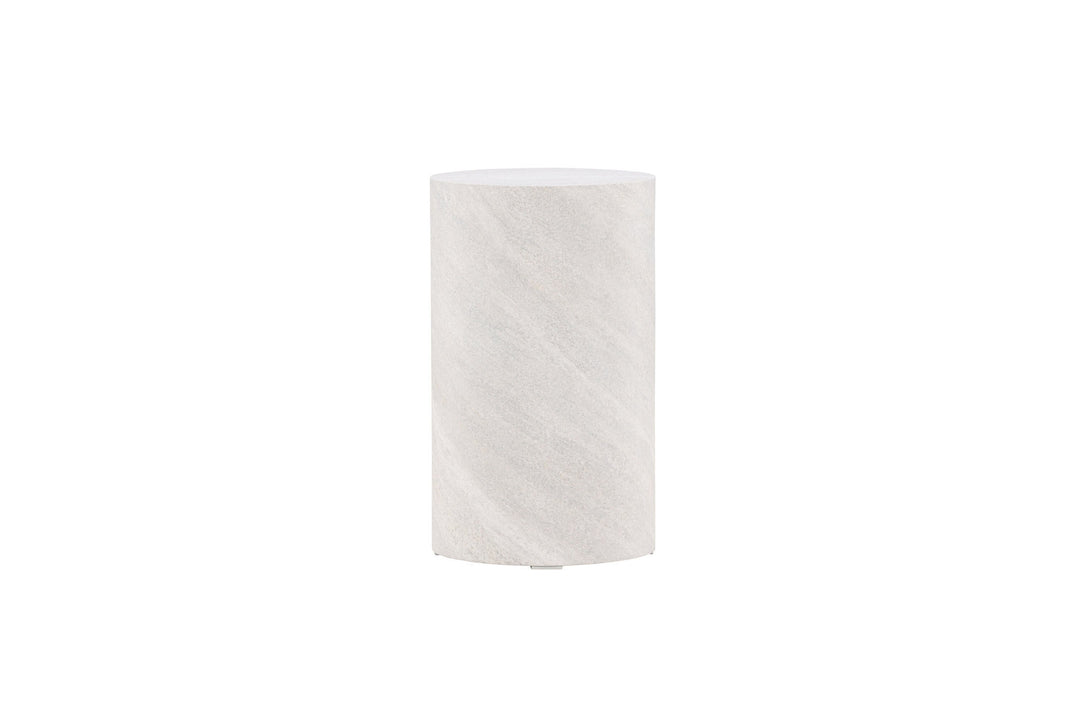 Venture Home York Round Side Table ⌀30 - Concrete Look /