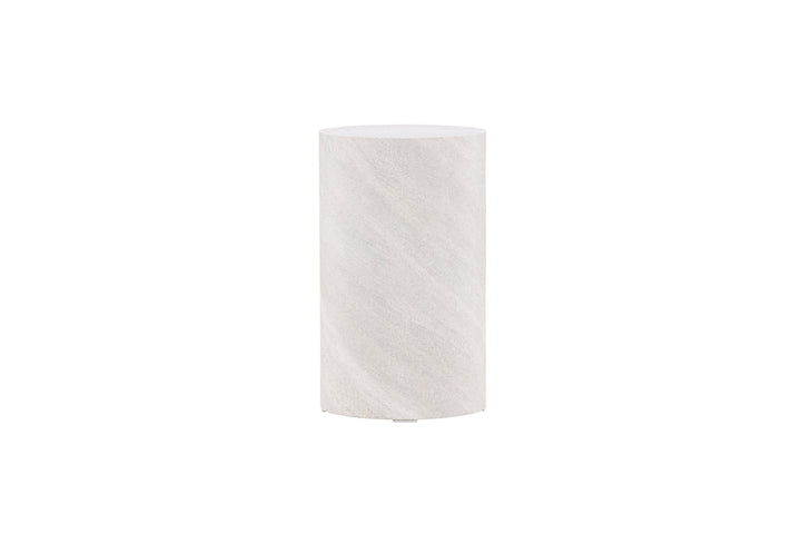 Venture Home York Round Side Table ⌀30 - Concrete Look /