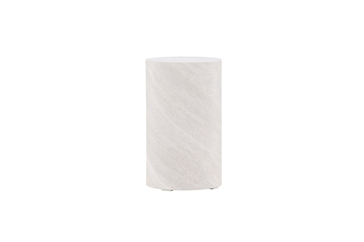 Venture Home York Round Side Table ⌀30 - Concrete Look /