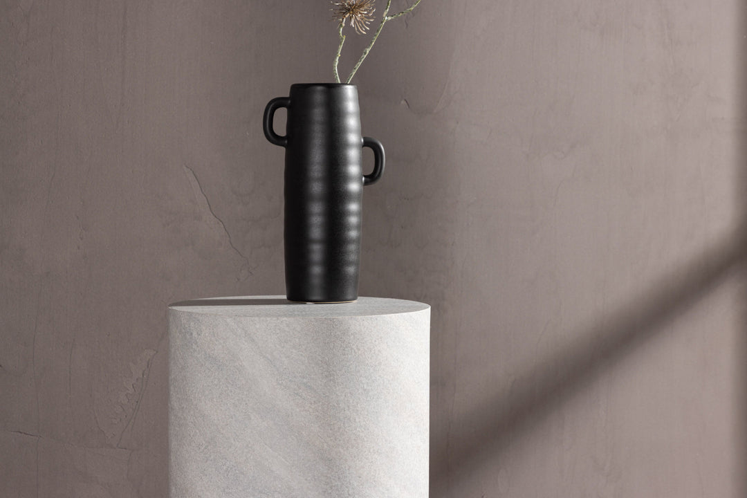 Venture Home York Round Side Table ⌀30 - Concrete Look /