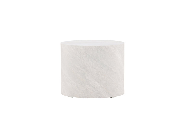 Venture Home York Round  Sofa Table ⌀50 - Concrete Look /