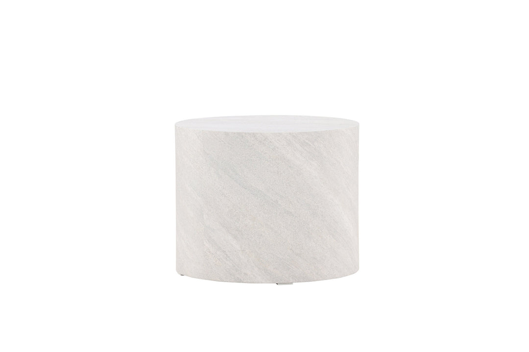 Venture Home York Round  Sofa Table ⌀50 - Concrete Look /