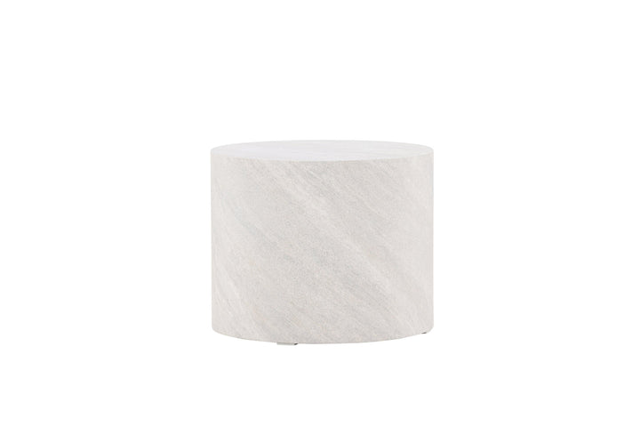 Venture Home York Round  Sofa Table ⌀50 - Concrete Look /