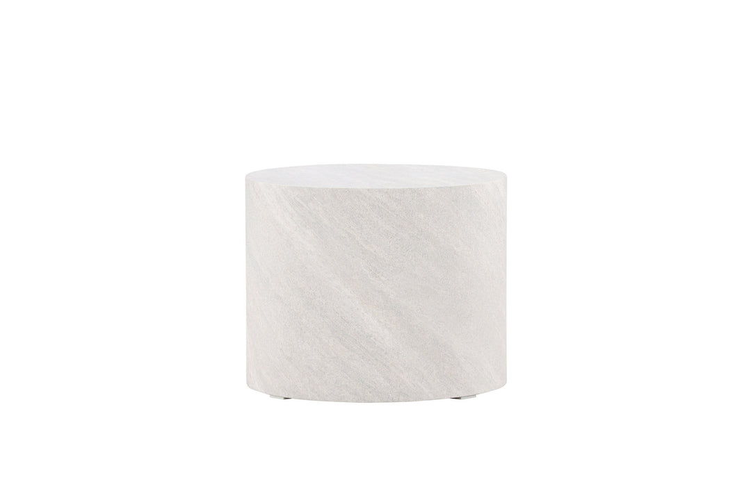 Venture Home York Round  Sofa Table ⌀50 - Concrete Look /