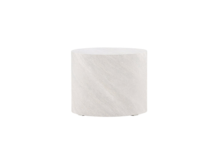 Venture Home York Round  Sofa Table ⌀50 - Concrete Look /