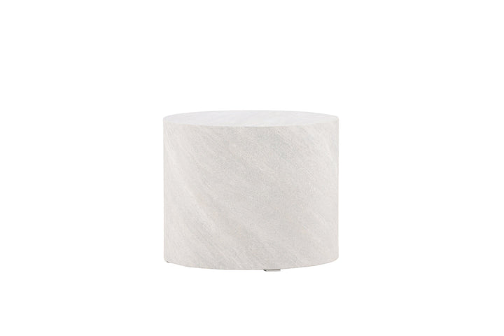 Venture Home York Round  Sofa Table ⌀50 - Concrete Look /