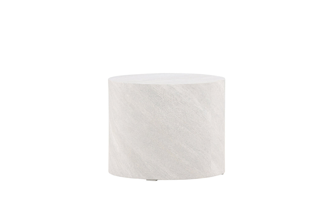 Venture Home York Round  Sofa Table ⌀50 - Concrete Look /