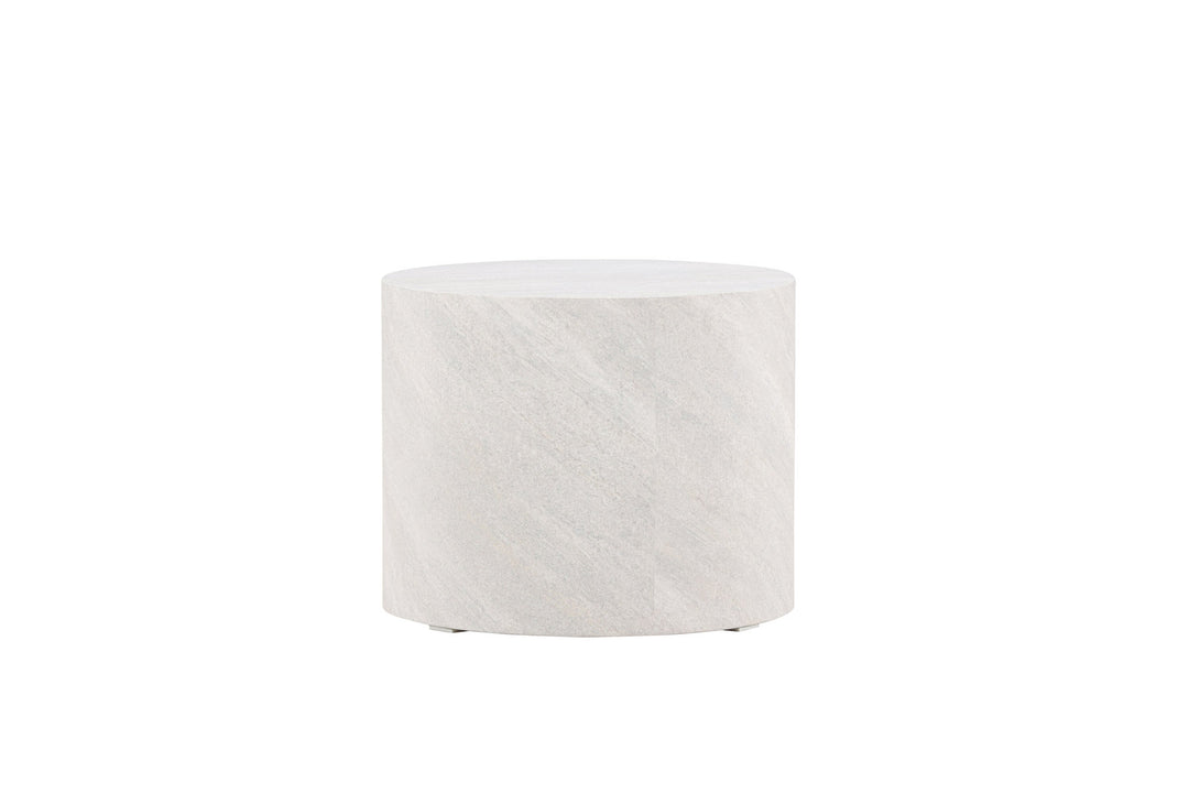 Venture Home York Round  Sofa Table ⌀50 - Concrete Look /