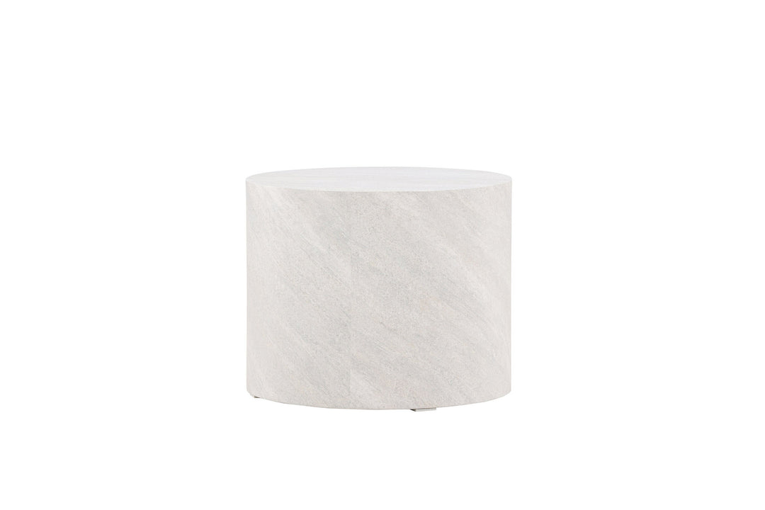 Venture Home York Round  Sofa Table ⌀50 - Concrete Look /