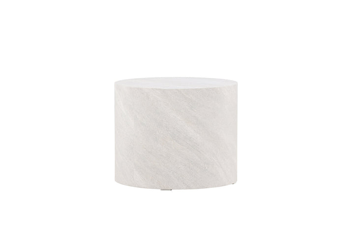 Venture Home York Round  Sofa Table ⌀50 - Concrete Look /