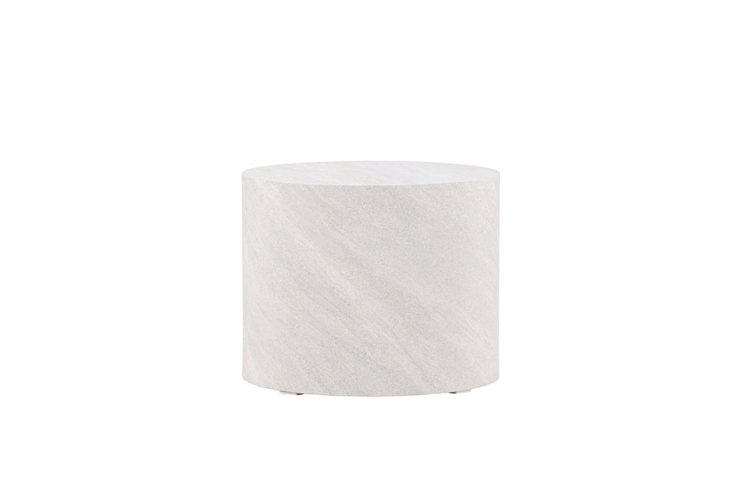 Venture Home York Round  Sofa Table ⌀50 - Concrete Look /