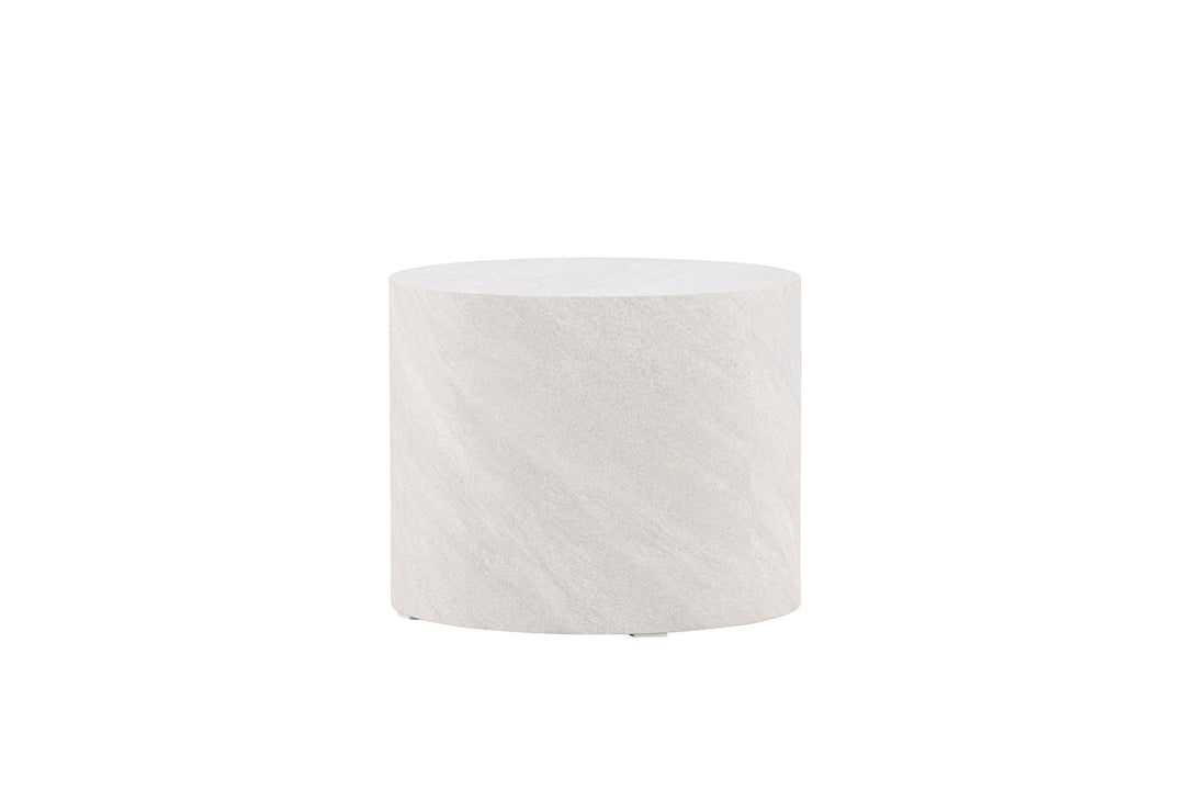 Venture Home York Round  Sofa Table ⌀50 - Concrete Look /