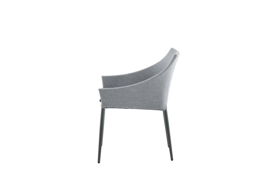 Venture Home Spoga - Dining Chair 2-pack - Black / Grey -  -