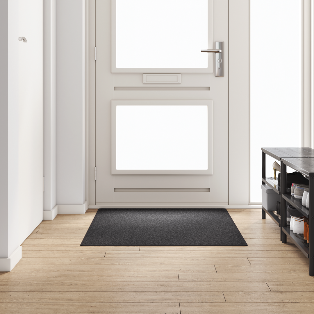 Tæppe Runner Mørkegrå 100 x 150 cm 100% Polypropylen